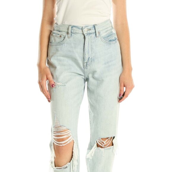 Pistola Blue Distressed Boyfriend Jeans EUC - Picture 2 of 14